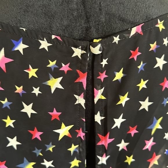 💖New list TORRID plus size black coverup with colorful stars - Picture 5 of 6
